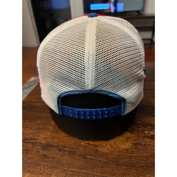 Vintage Bill Elliot Coors Three Stripe Snapback Trucker Hat R3 - Picture 3 of 4